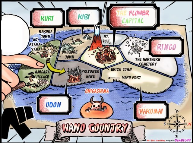 Map of Wano