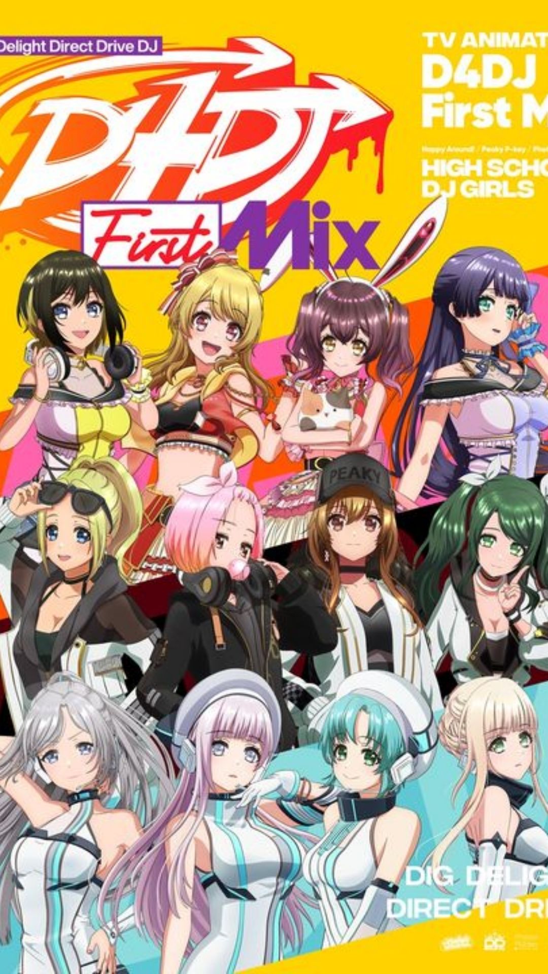 D4dj First Mix Key Visual Pv Fall 2020 Premiere