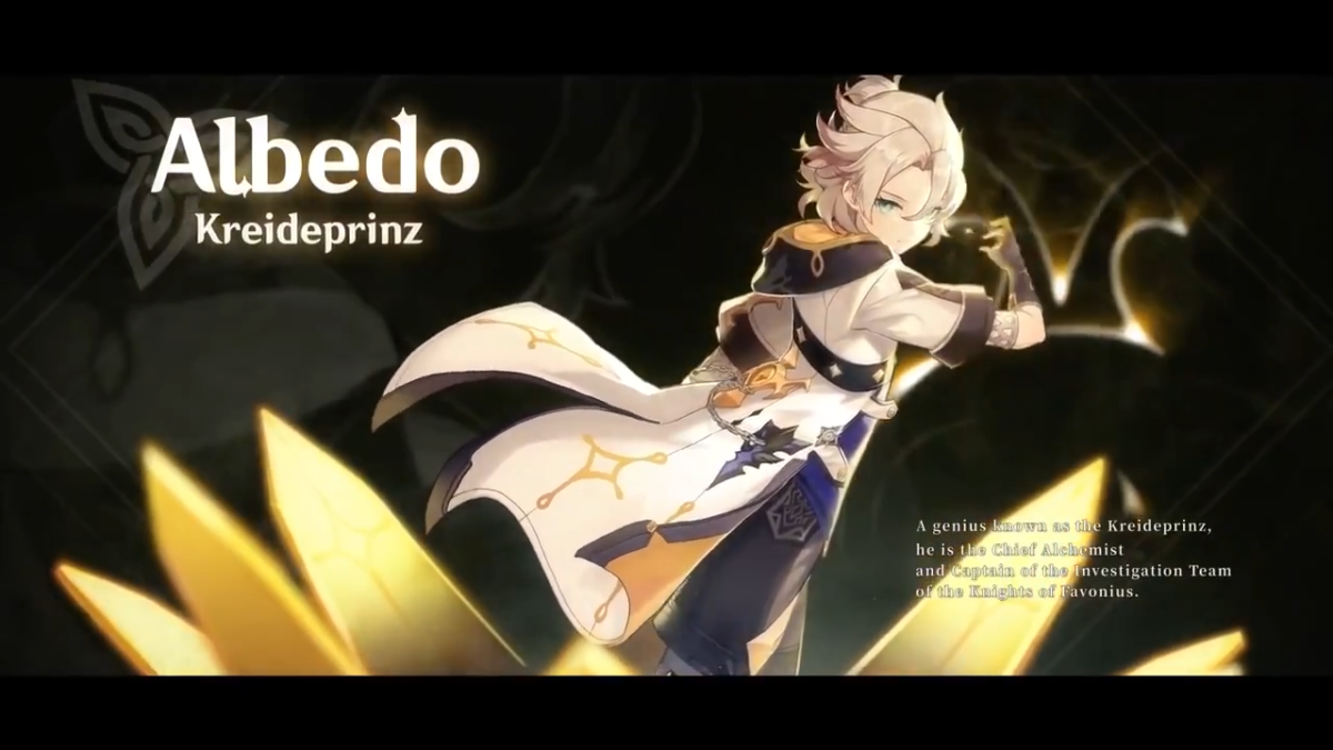 Genshin Impact’s new character, Albedo