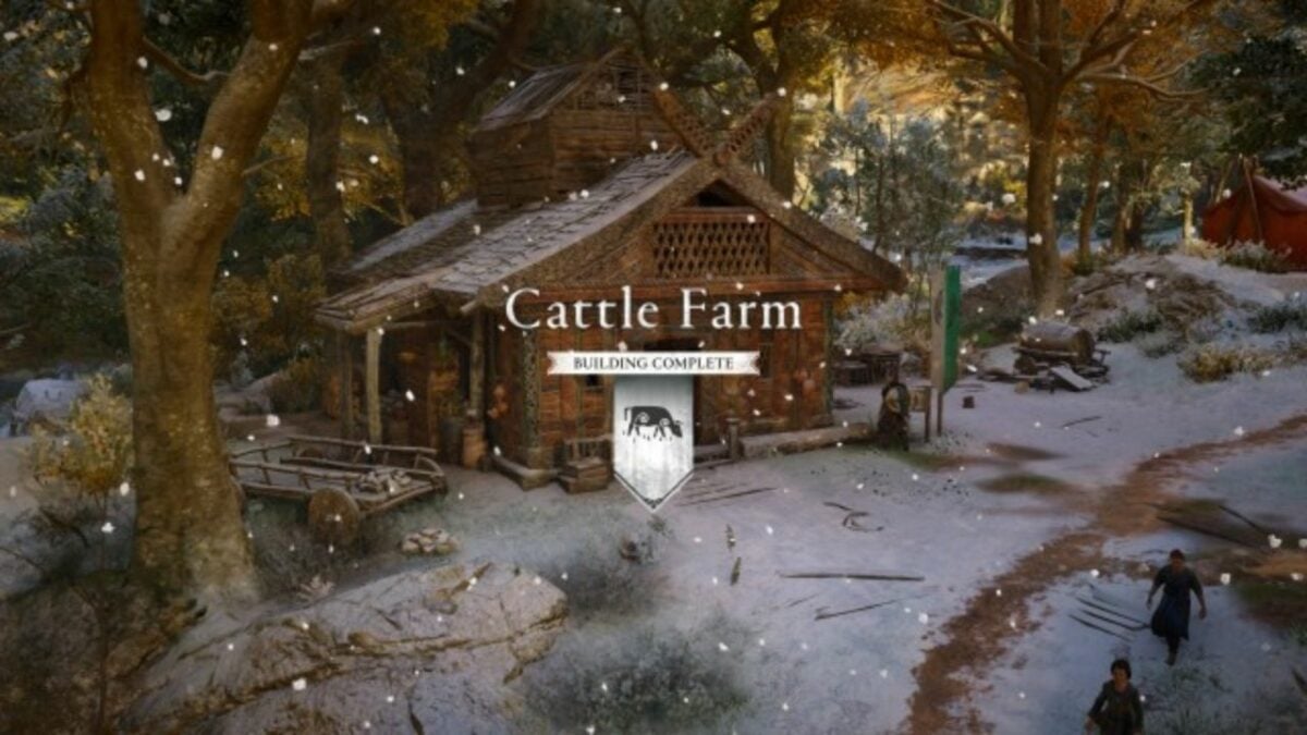 AC Valhalla: Building A Cattle Farm & Cow Catcher Quest- Yule Fest