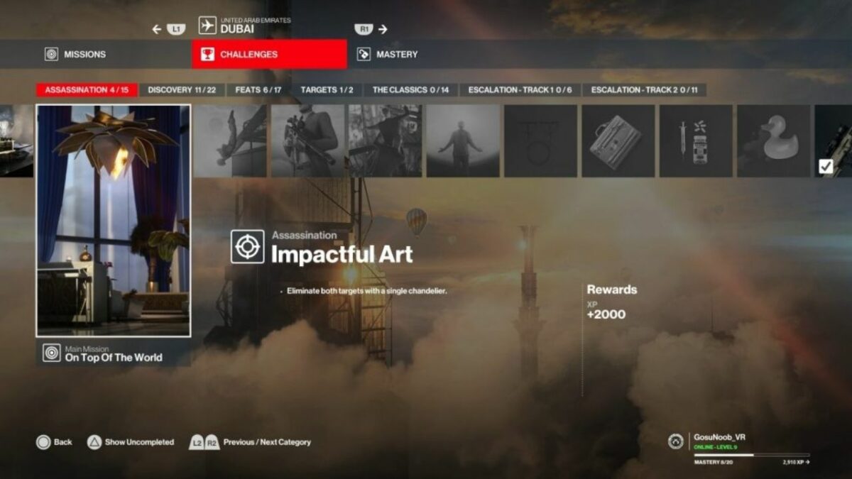 Hitman 3: Impactful Art Challenge Guide