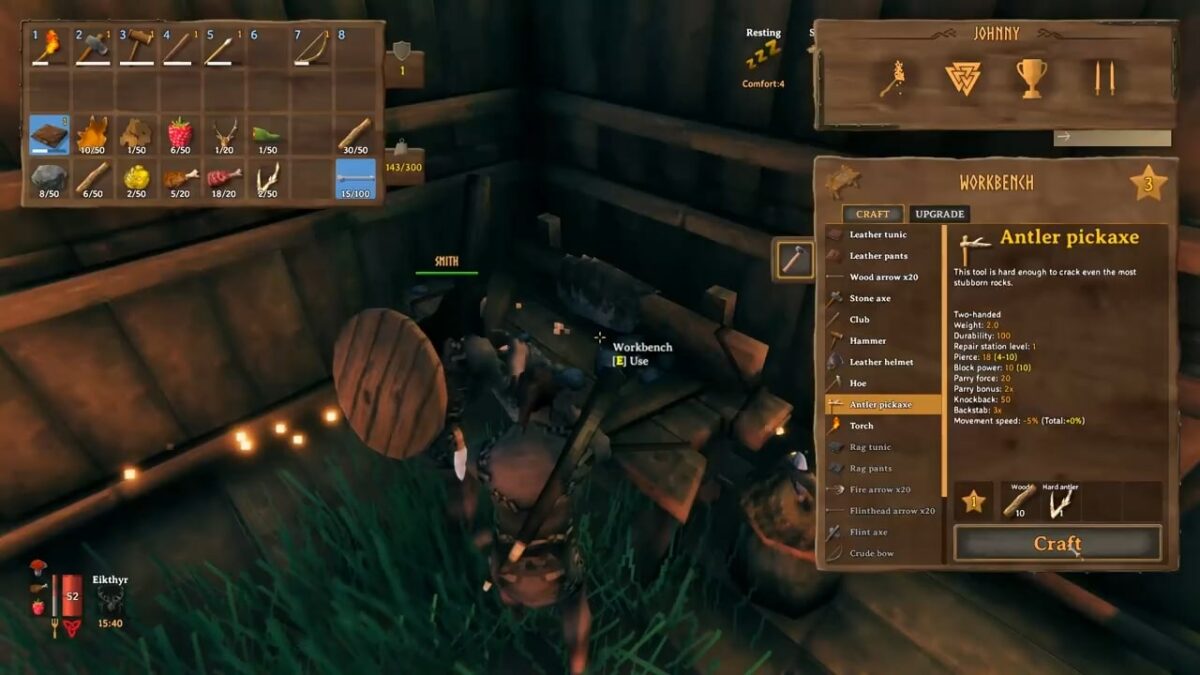 How to Get Antler, Bronze & Iron Pickaxe? Easy Valheim Guide