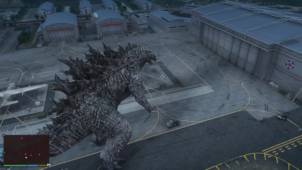 This Incredible Mod Brings Our Much-Beloved Godzilla to GTA 5