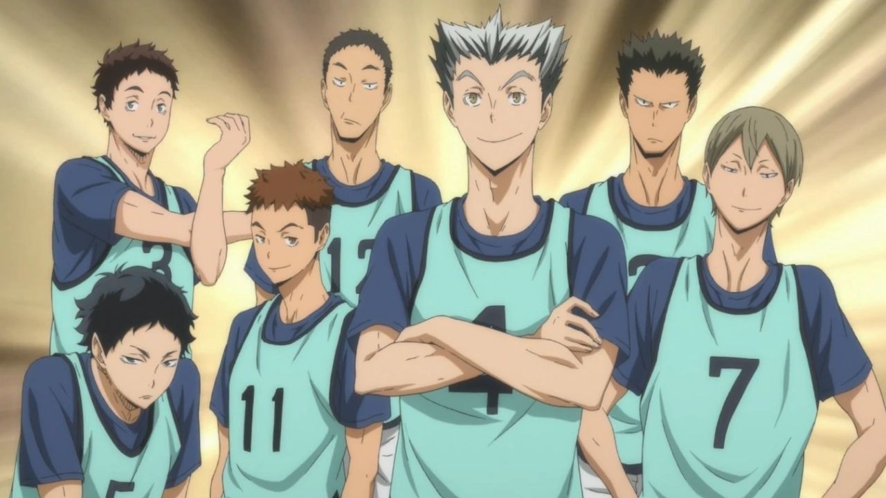 Аниме волейбол команда Фукуродани