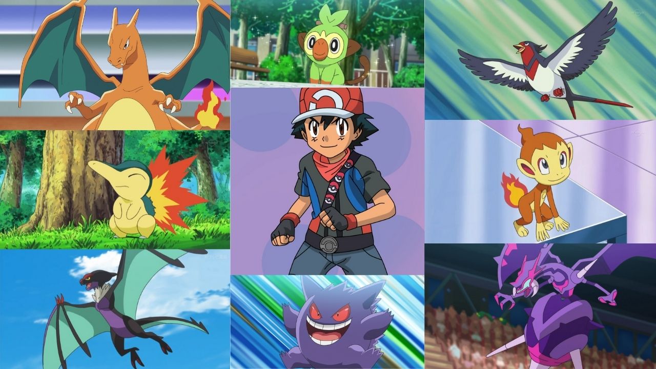All Of Ash S Pokemon Listed By Region