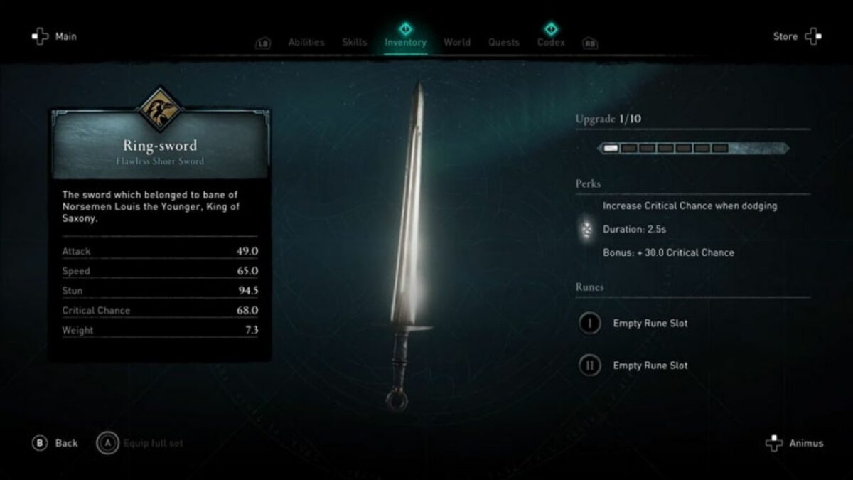 Location Guide For All One-Handed Swords in AC Valhalla