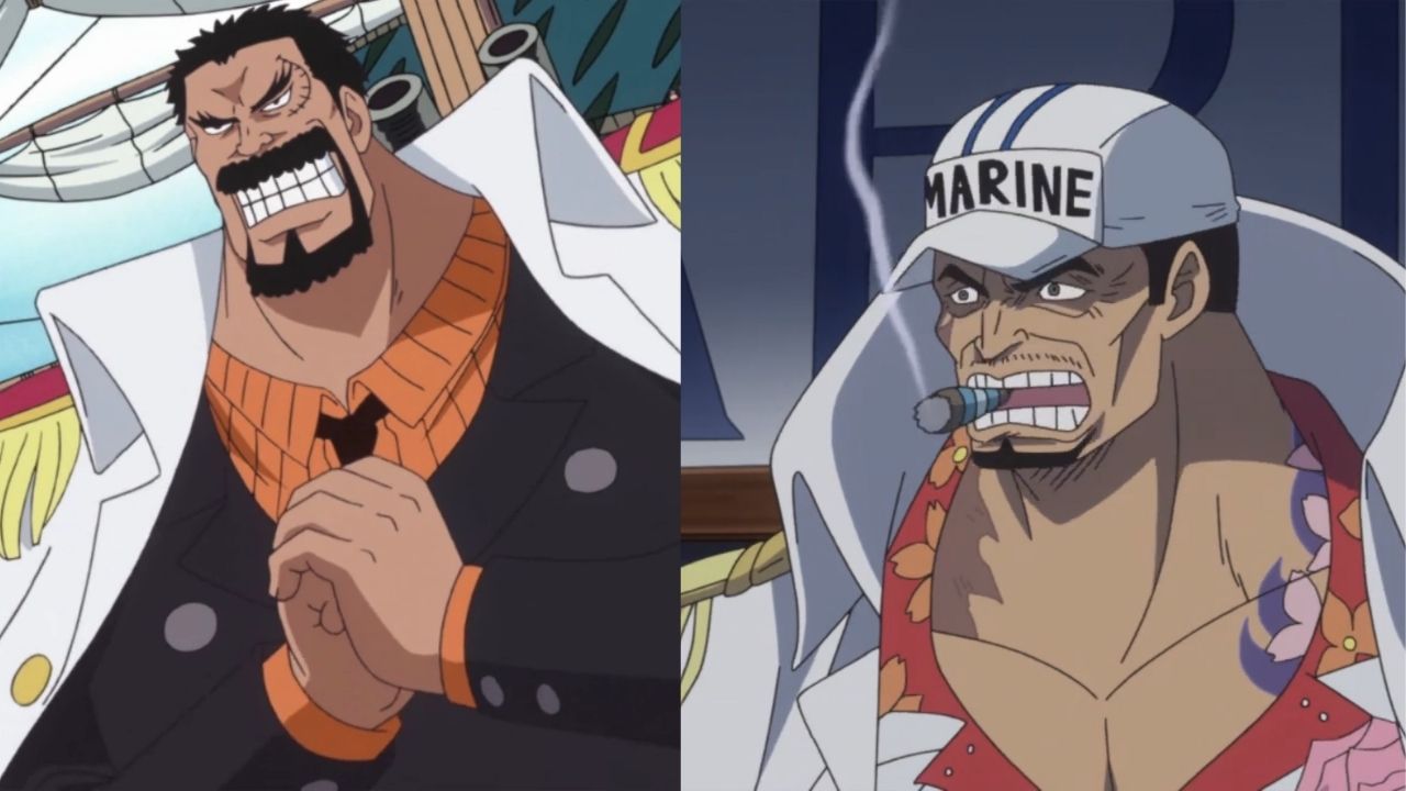 Is Garp stronger than Fleet Admiral Akainu in One Piece?