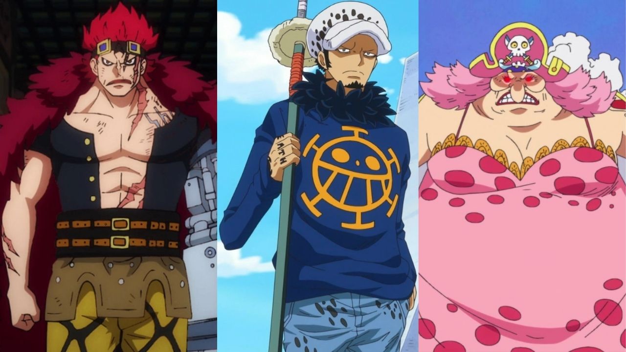 TRAFALGAR LAW e EUSTASS KID combinam ataques e derrubam BIG MOM ( One