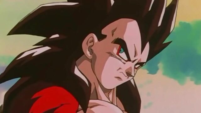 Super Saiyan 4 Vegeta in Dragon Ball