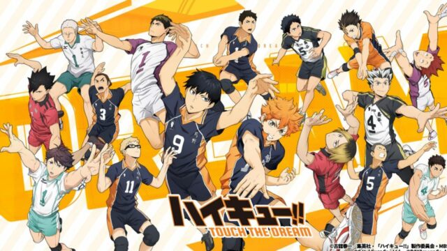 Haikyuu - Hey Hey Hey - NEW Haikyuu!! Season 4 (Haikyuu!! TO THE TOP)  second cour visual featured on the cover of Charaby TV Magazine Vol. 40  to promote the upcoming broadcast!