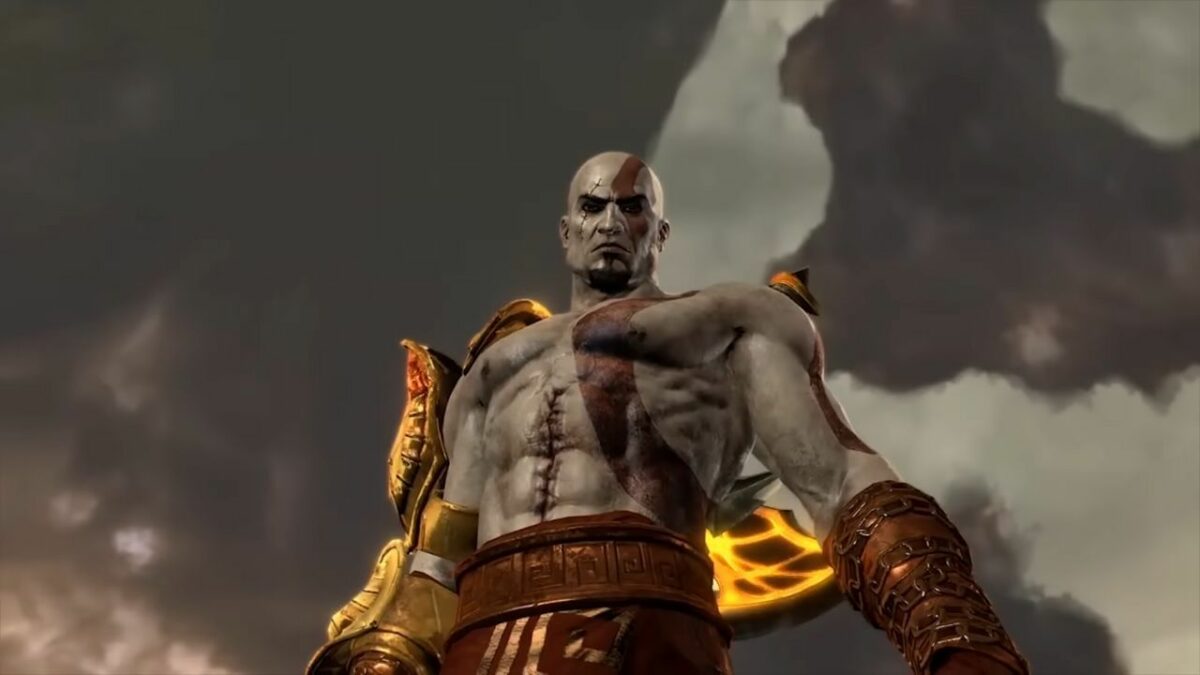 Why does Kratos have scars on his hands in God of War?