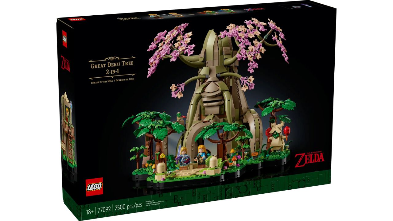 LEGO announces 2,500-piece 77092 The Legend of Zelda Great Deku Tree 2-in-1 set cover