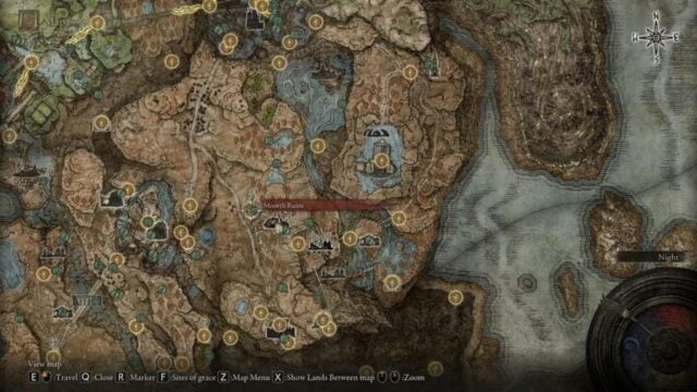 Moorth Ruins Map