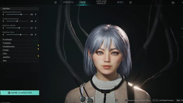 Character Design Screen