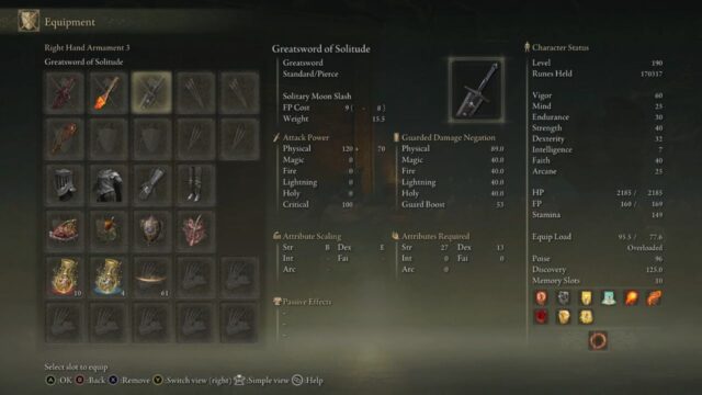 Greatsword of Solitude