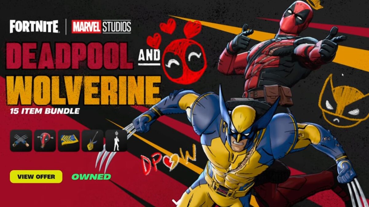 How to Get The New Deadpool And Wolverine Skins in Fortnite