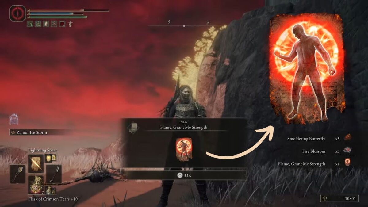 How to Obtain Flame, Grant me Strength in Elden Ring