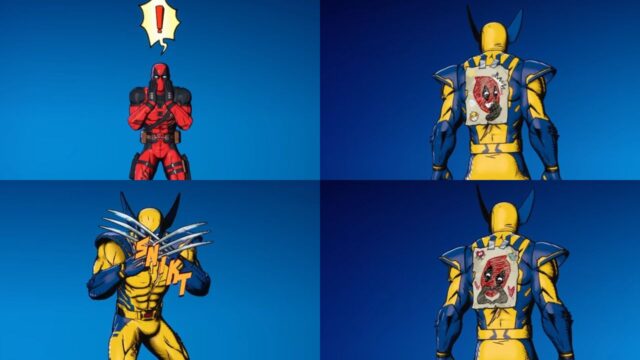 New Deadpool And Wolverine Skins in Fortnite