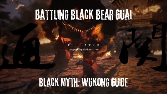 Battle-A-Bear: Gear up to defeat the fearsome Black Bear Guai in Black Myth: Wukong