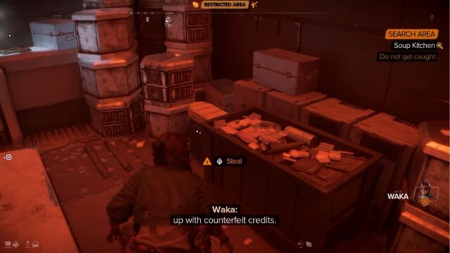 Counterfeit Credits Stockpile in Crimson Dawn Vault