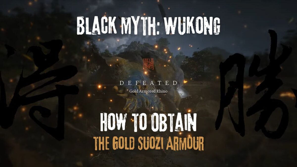 How to Obtain the Gold Suozi Armour