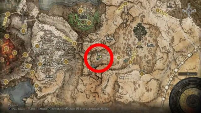 Mirage Rise Map Location in Elden Ring