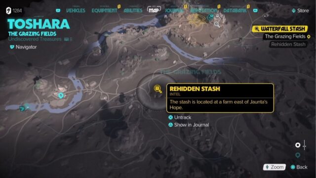 Rehidden Stash Map Location in Star Wars Outlaw