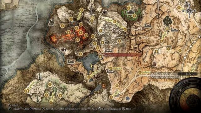 Sage's Cave Map