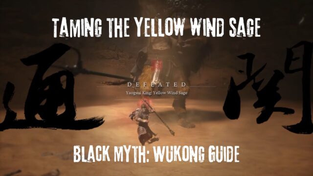 Taming the Tempest – How to Defeat the Yellow Wind Sage in Black Myth: Wukong