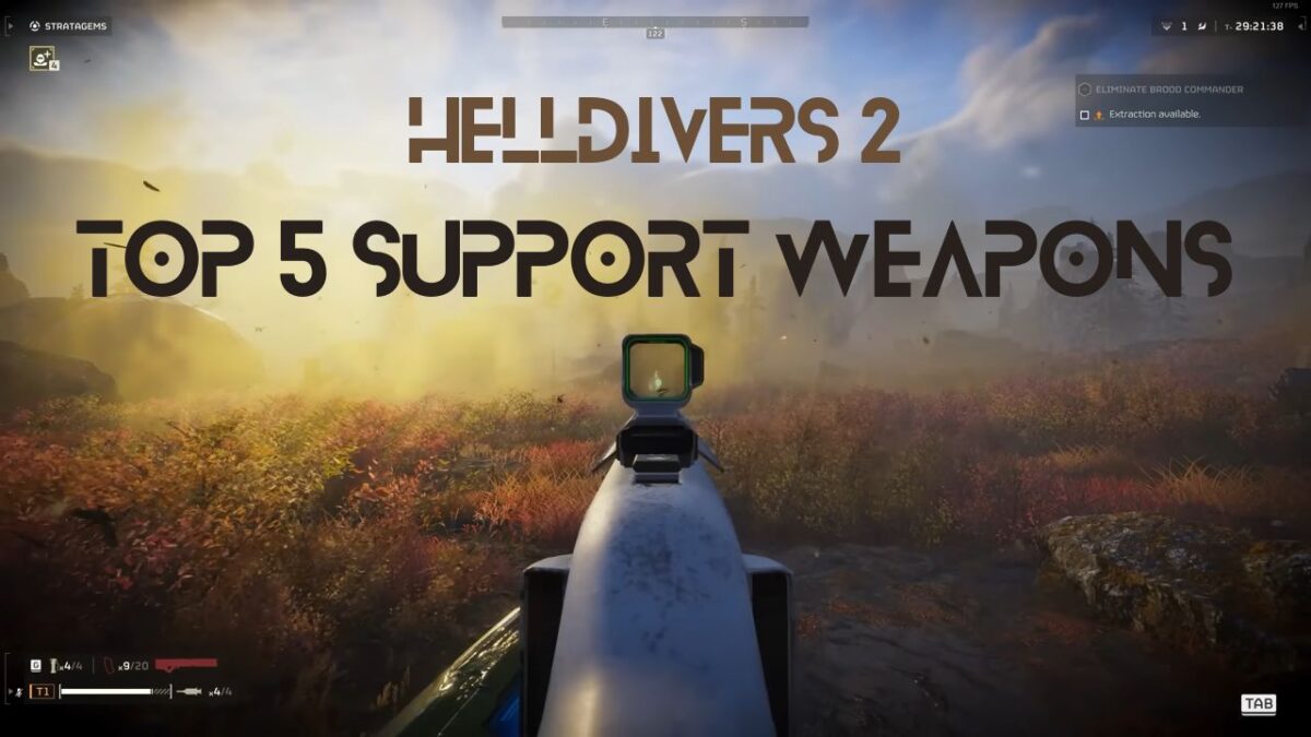 Top 5 Support Weapons in Helldivers 2