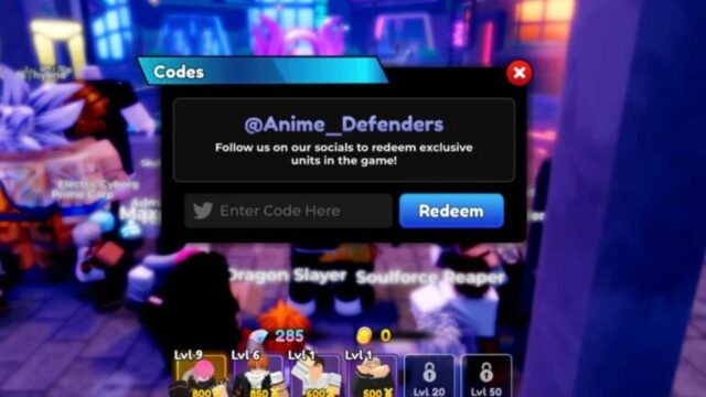 Defender Codes Redeem