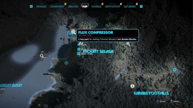 Flux Compressor Map Location