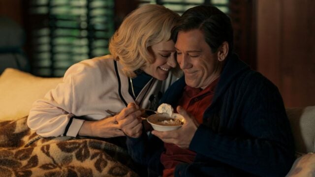 Javier Bardem and Chloë Sevigny in Monsters 