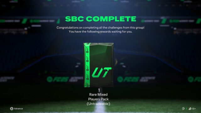 Rewards for Completing Total Rush Challenge SBC