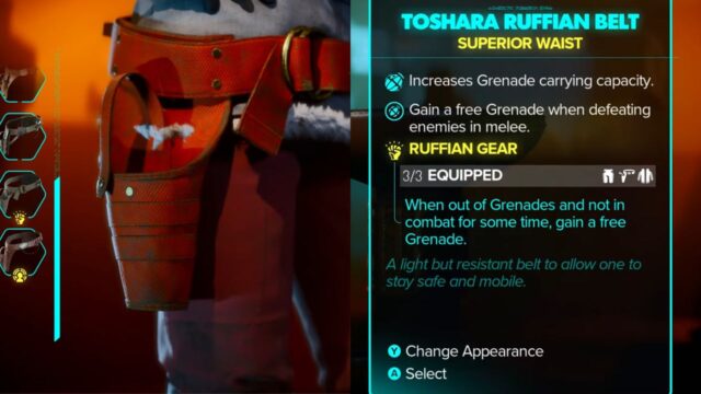 Toshara Ruffian Belt