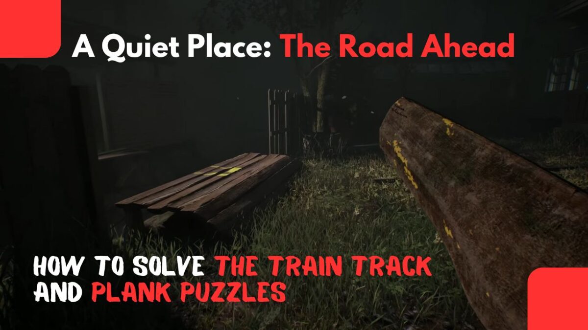 How to Solve the Train Track and Plank Puzzles