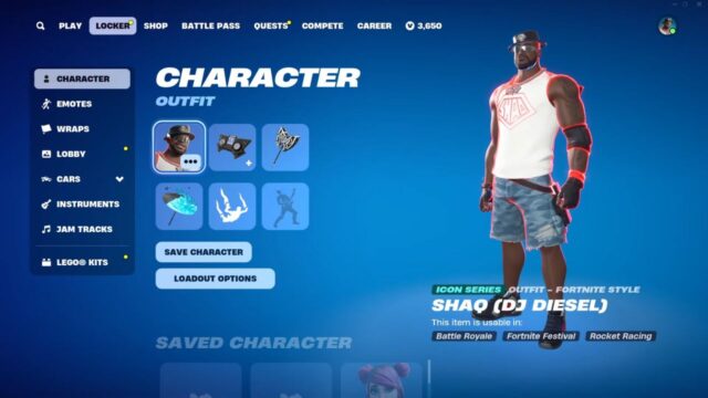 Shaq DJ Diesel Skin