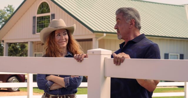 Sylvester Stallone and Dana Delany in Tulsa King