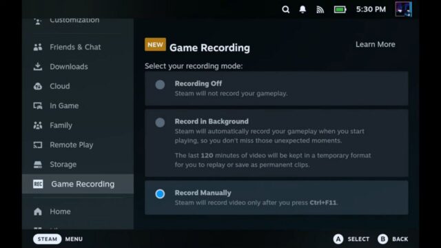 Game Recording