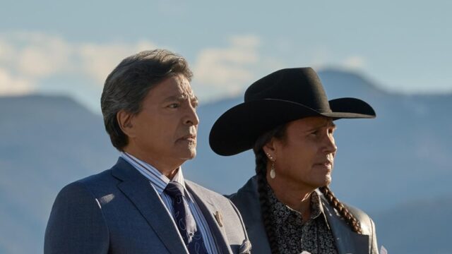 Gil Birmingham and Mo Brings Plenty in Yellowstone