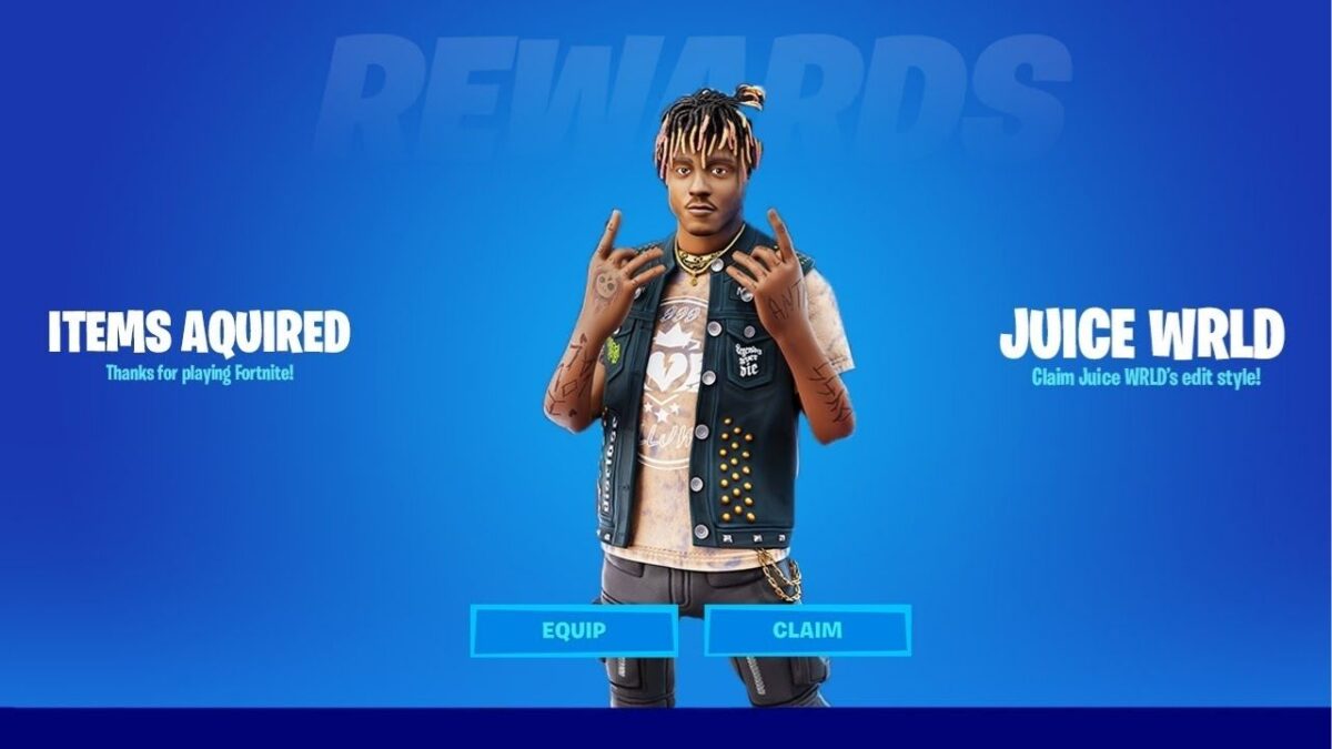 Juice WRLD Skin in Fortnite