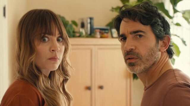 Kaley Cuoco and Chris Messina in Based on a True Story