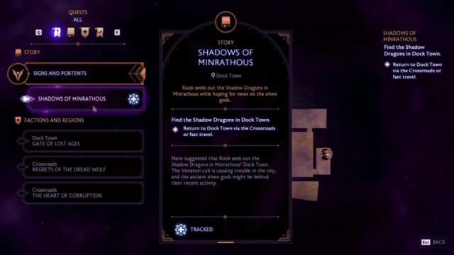 Shadows of Minrathous Quest