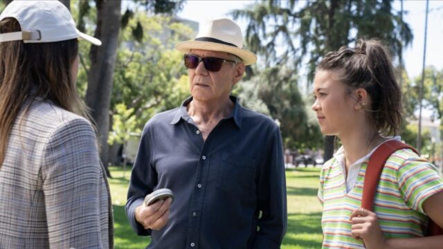 Harrison Ford, Jessica Williams, and Lukita Maxwell in Shrinking 