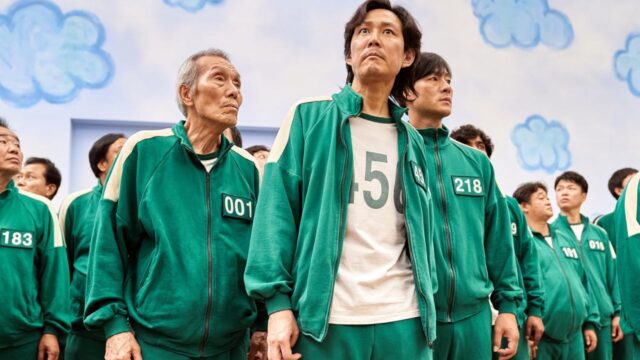 Lee Jung-jae, Oh Yeong-su, and Park Hae-soo in Squid Game