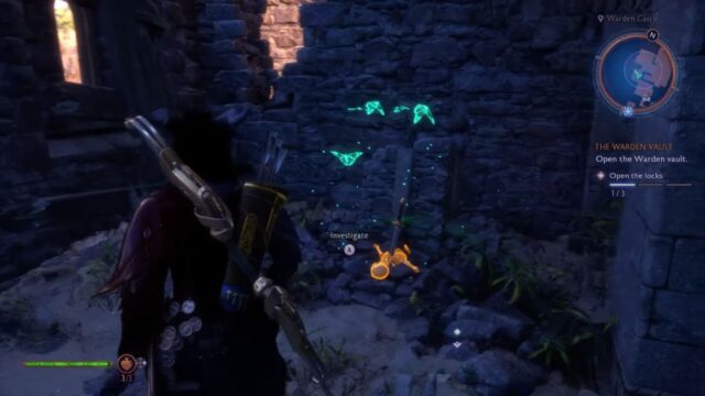 Stabbed skeleton with glowing butterflies