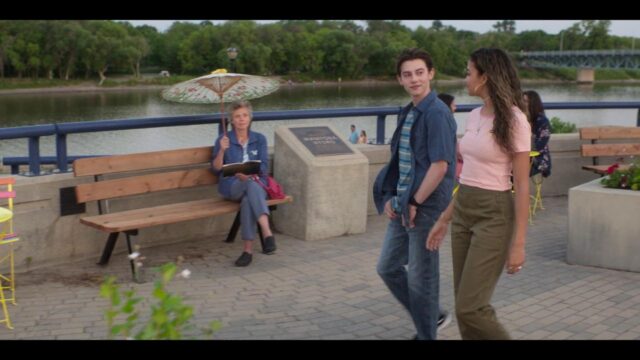 Marina Stephenson Kerr, Griffin Gluck, and Madison Bailey in Time Cut