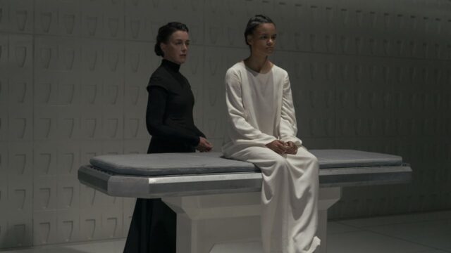 Olivia Williams and Chloe Lea in Dune: Prophecy (2024)