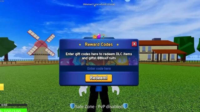 How to redeem codes in Blox Fruits?