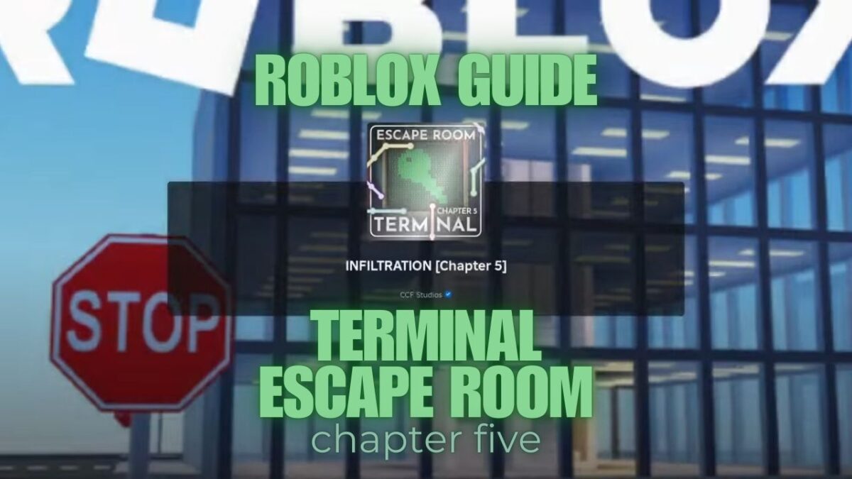 Infiltration Roblox Terminal Escape Room Chapter Five